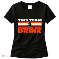 Retro Sport Quote This Team Makes Me Drink Funny Bear Women's T-Shirt thumb 0