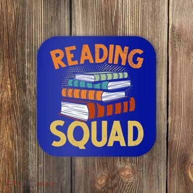 Reading Squad Reading Teachers Reading Teacher Appreciation Cool Gift Coaster