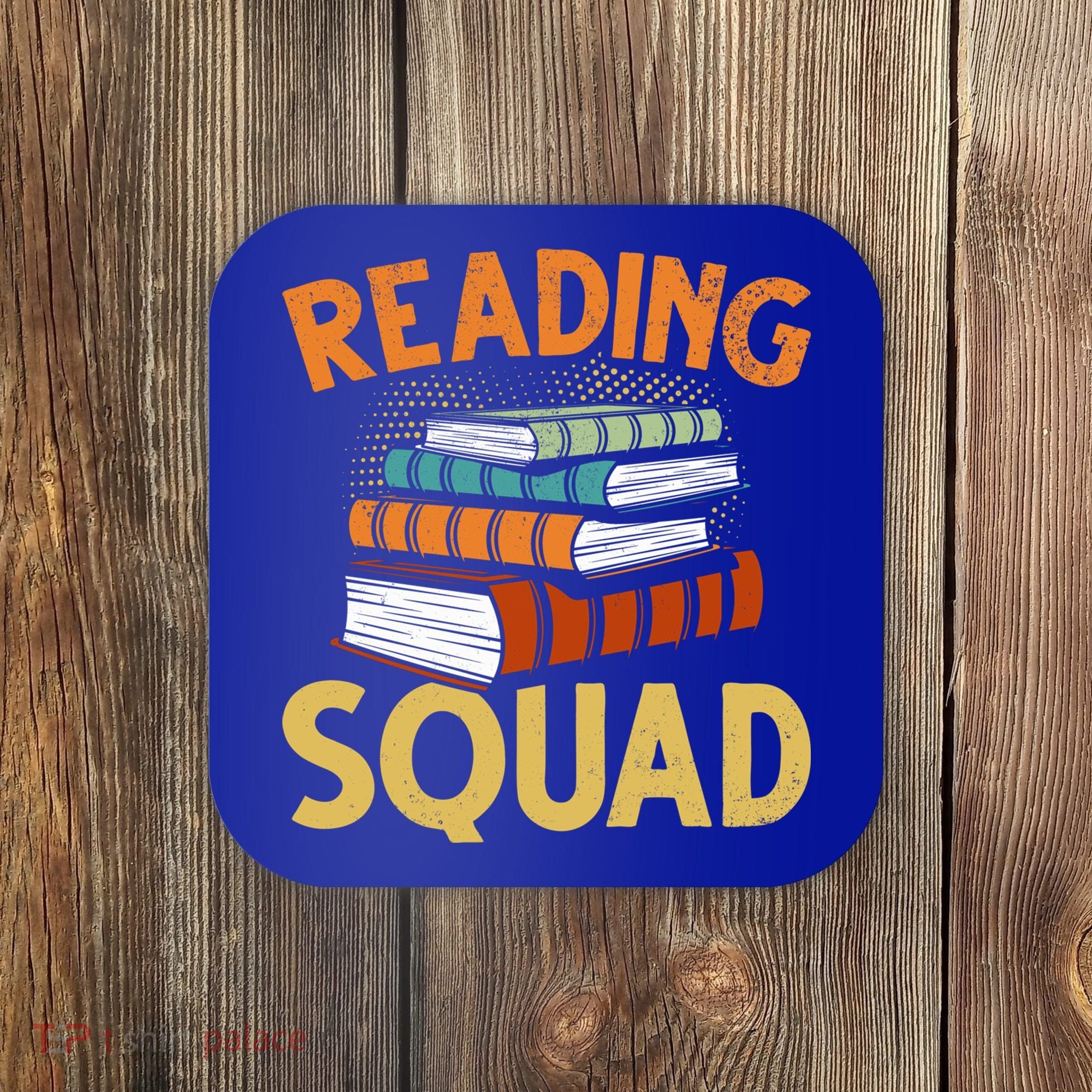 Reading Squad Reading Teachers Reading Teacher Appreciation Cool Gift Coaster