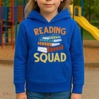 Reading Squad Reading Teachers Reading Teacher Appreciation Cool Gift Kids Hoodie thumb 3