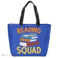 Reading Squad Reading Teachers Reading Teacher Appreciation Cool Gift Tote Bag thumb 0