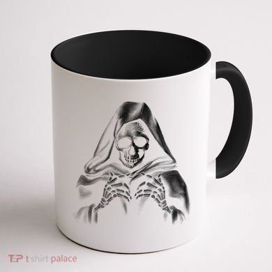Reaper Skeleton Coffee Mug back