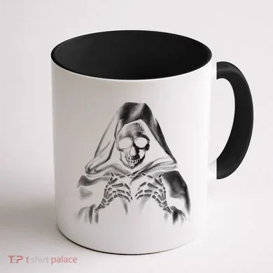 Reaper Skeleton Coffee Mug back