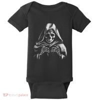 Reaper Skeleton Baby Bodysuit thumb 0