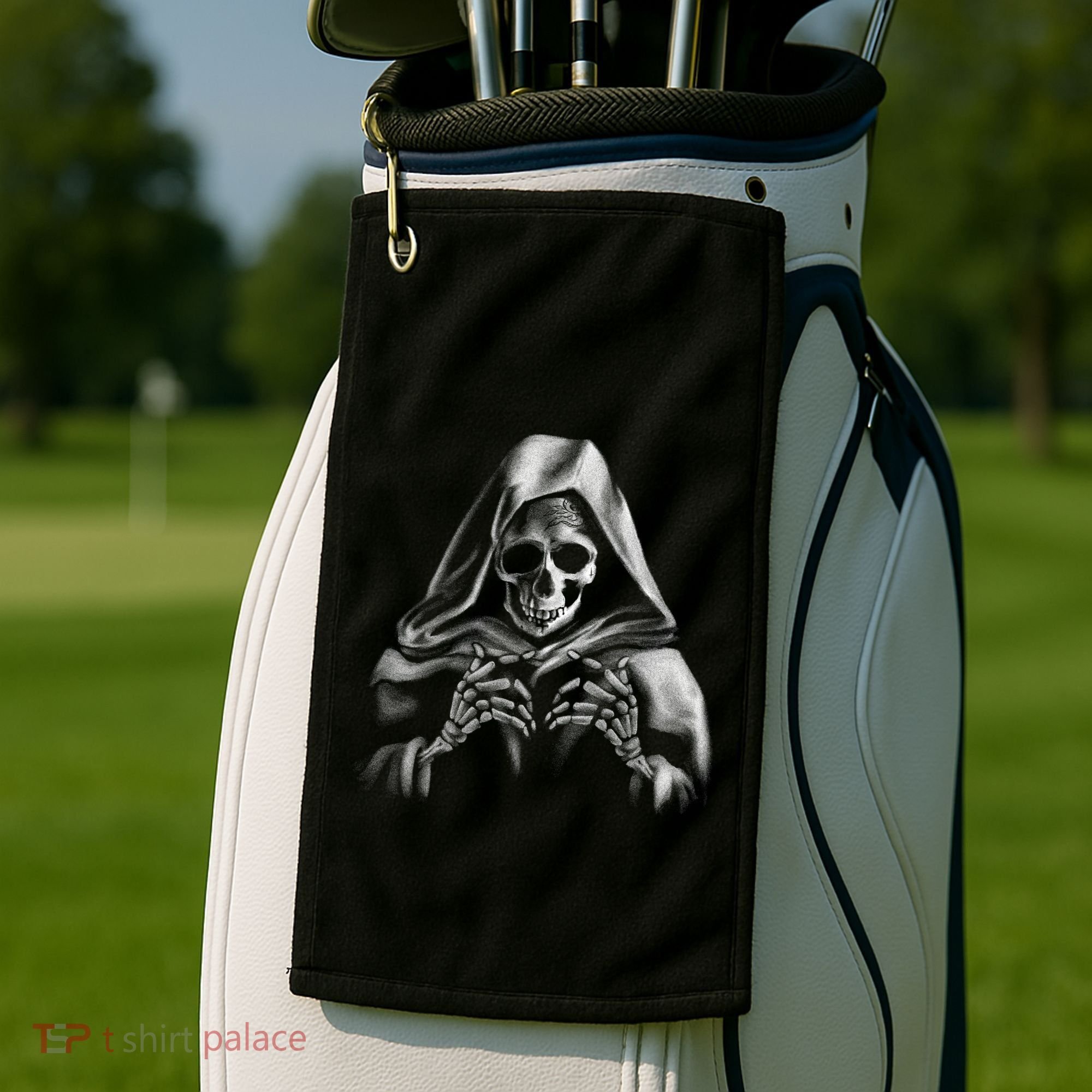 Reaper Skeleton Golf Towel