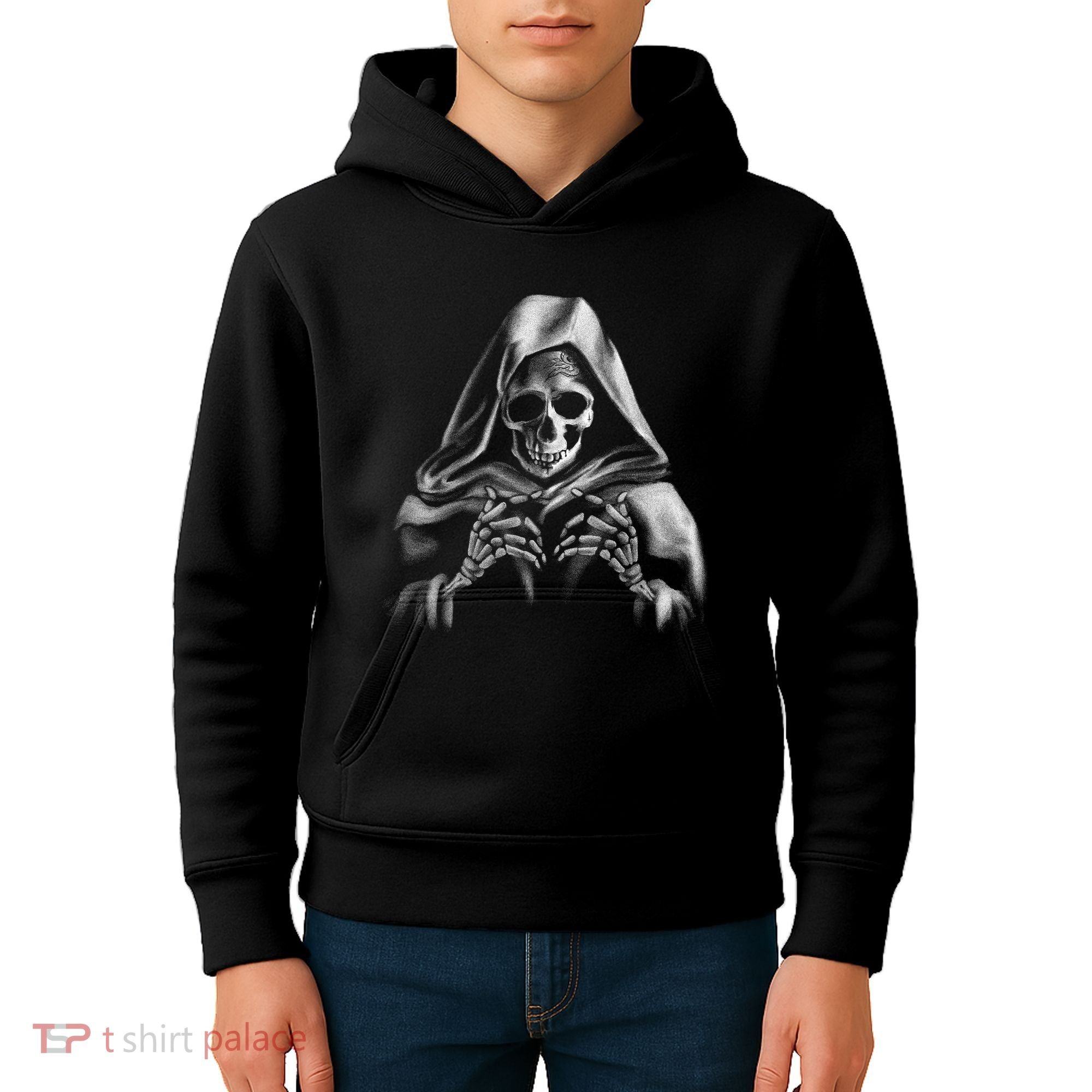 Reaper Skeleton Kids Hoodie