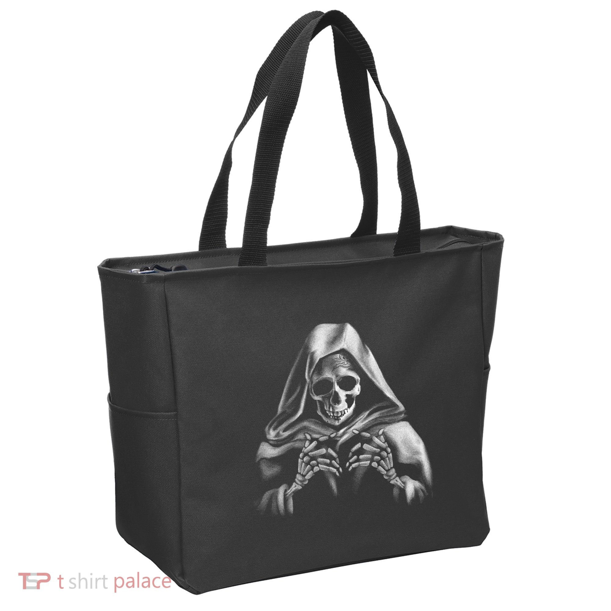 Reaper Skeleton Tote Bag