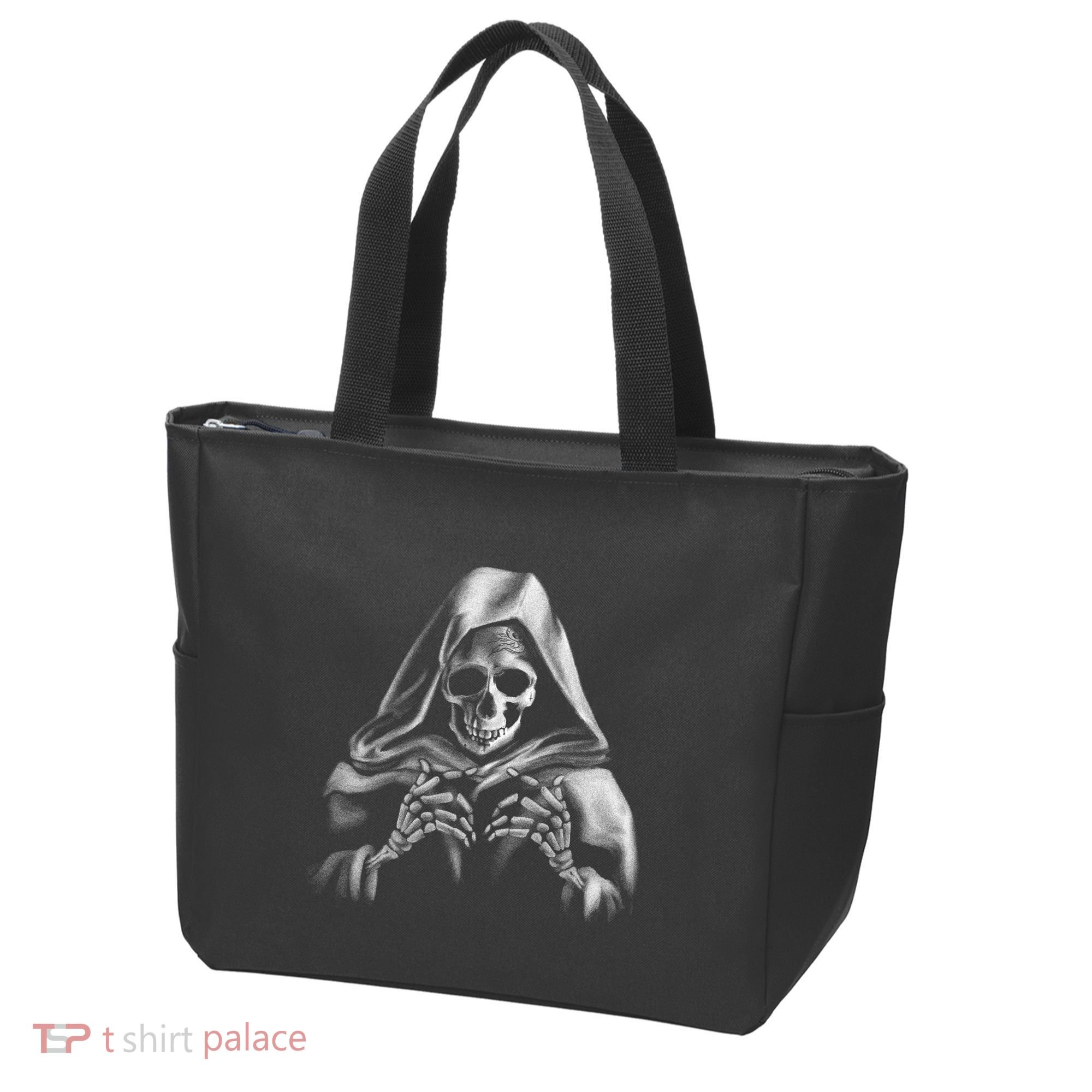 Reaper Skeleton Tote Bag