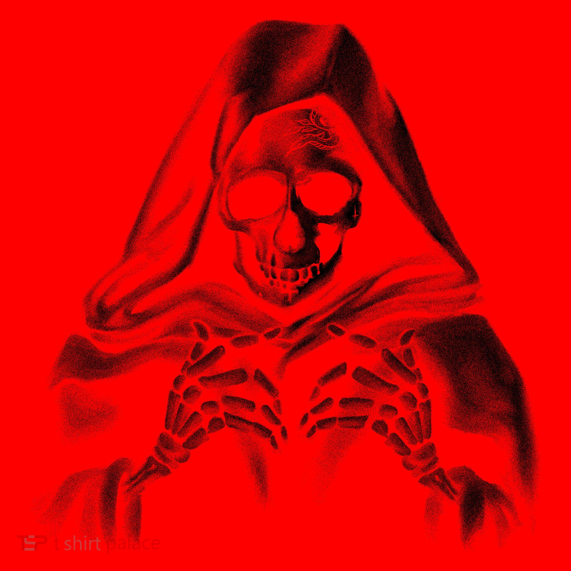 Reaper Skeleton Santa Hat