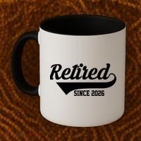 Retro Sporty Retired Since 2026  Coffee Mug thumb 2