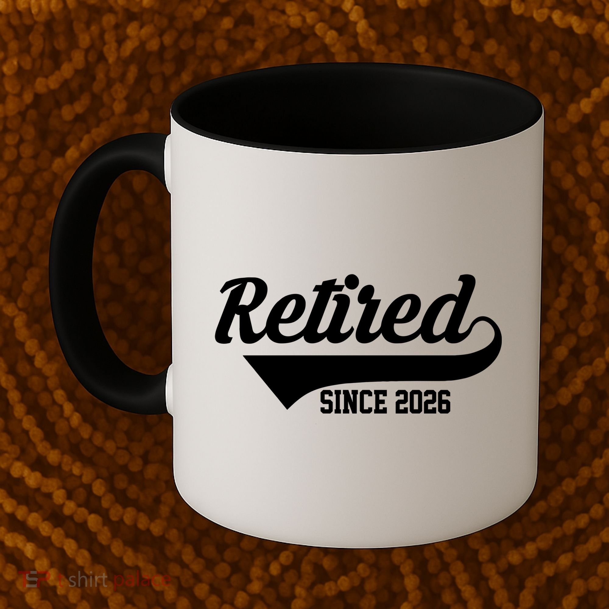 Retro Sporty Retired Since 2026  Coffee Mug