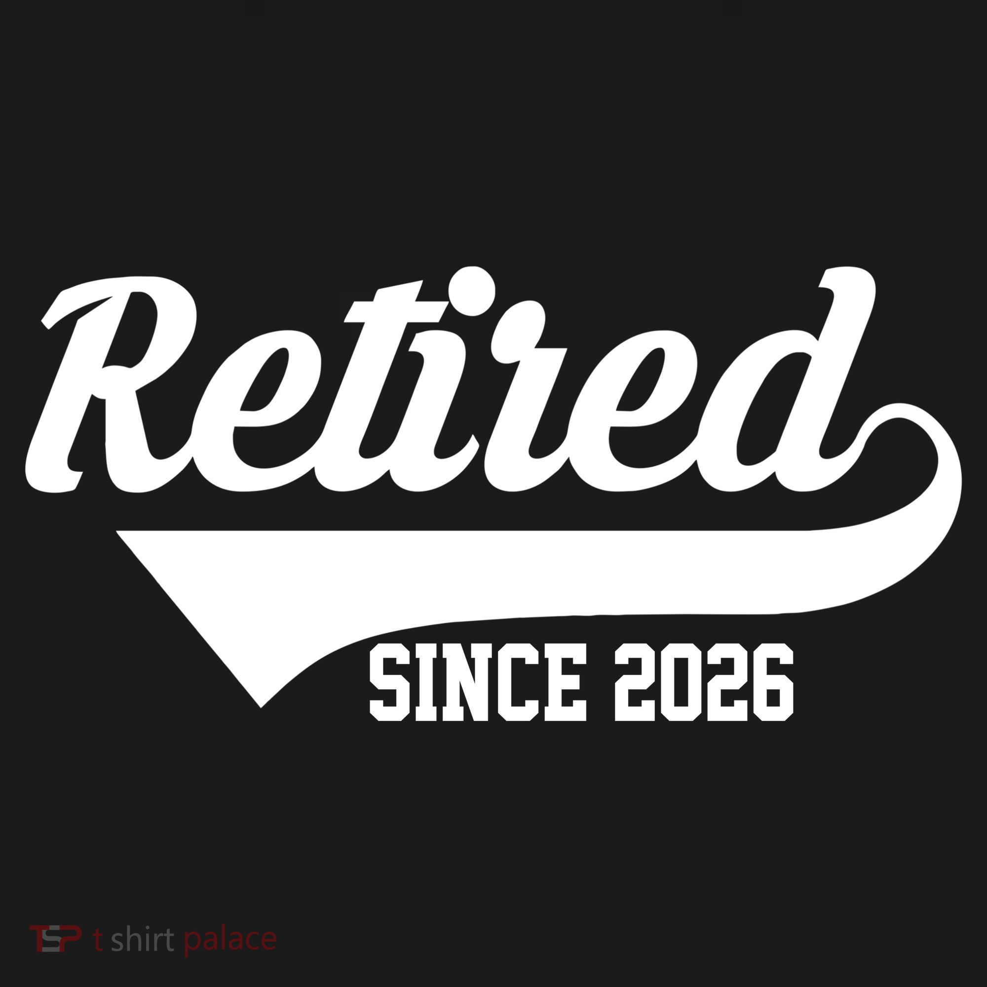 Retro Sporty Retired Since 2026  Coaster