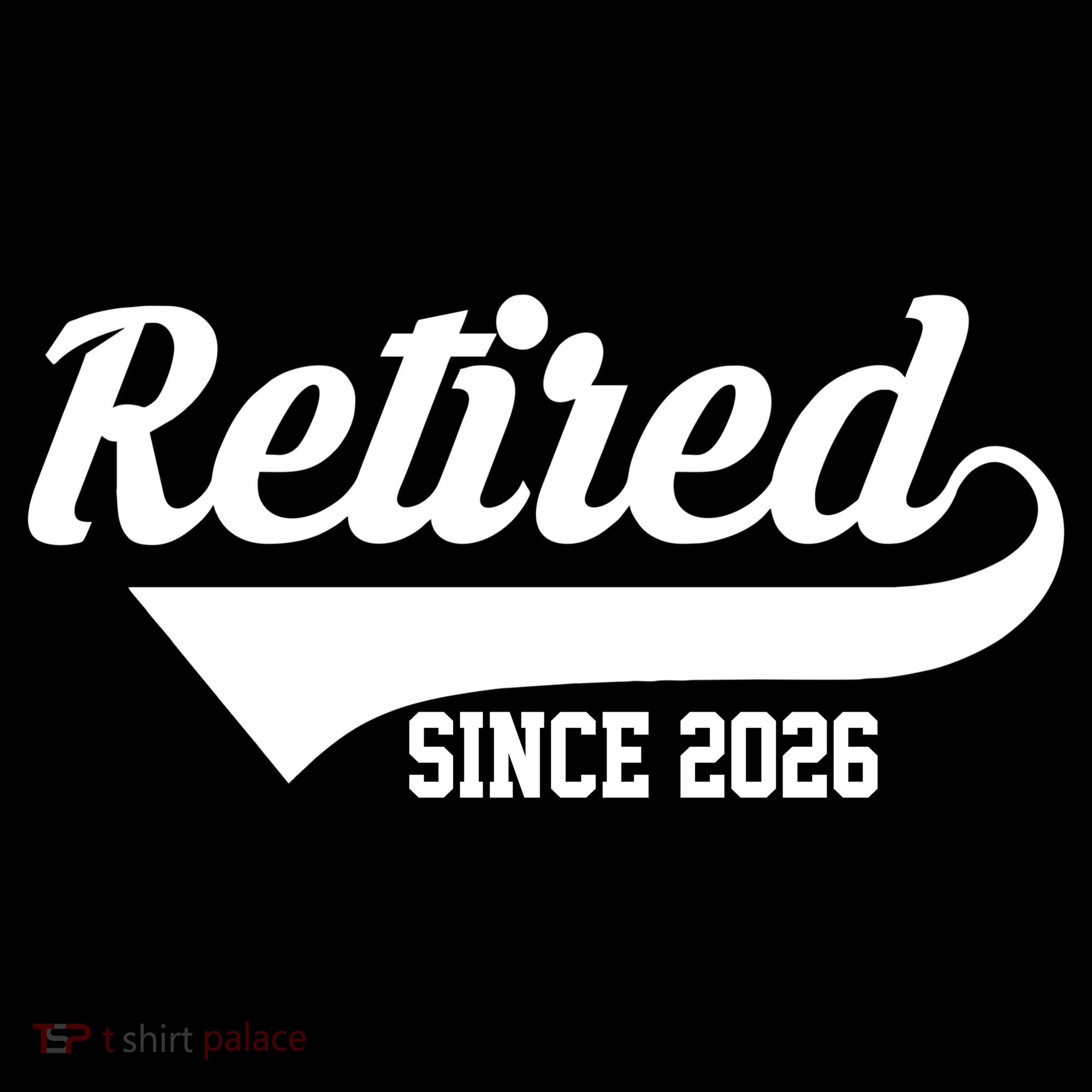 Retro Sporty Retired Since 2026  Women's Hoodie