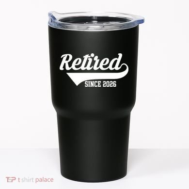 Retro Sporty Retired Since 2026  Tumbler
