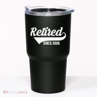 Retro Sporty Retired Since 2026  Tumbler thumb 0