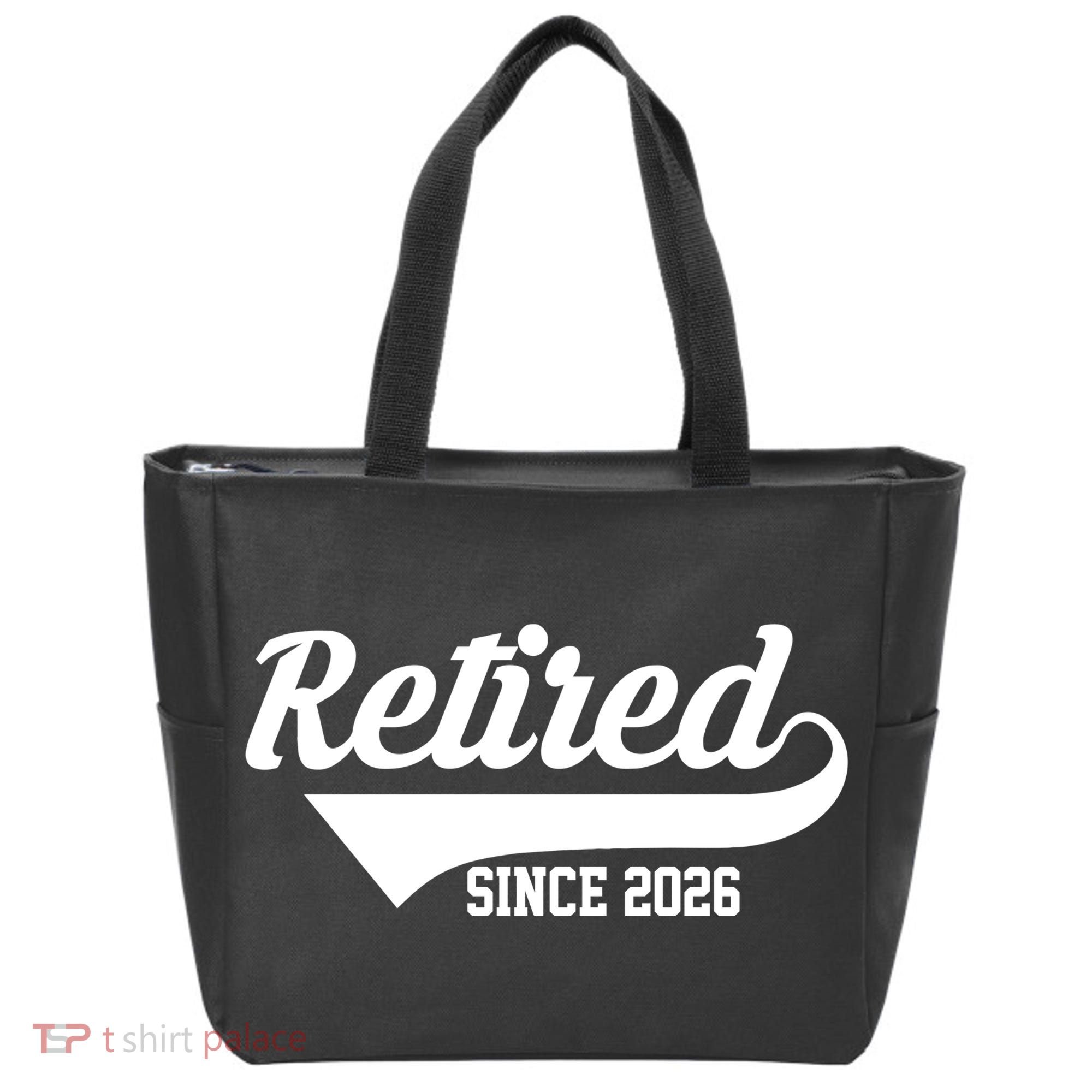 Retro Sporty Retired Since 2026  Tote Bag