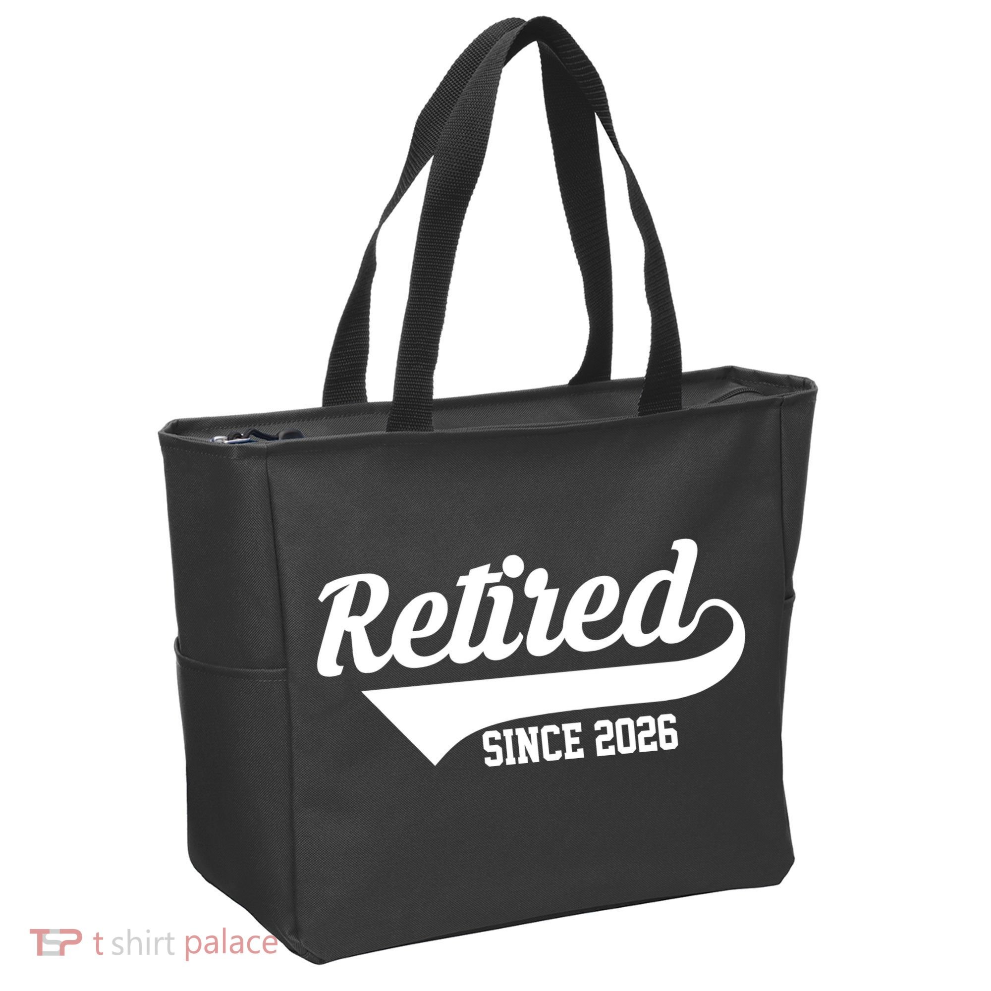 Retro Sporty Retired Since 2026  Tote Bag