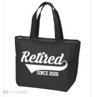Retro Sporty Retired Since 2026  Tote Bag thumb 3