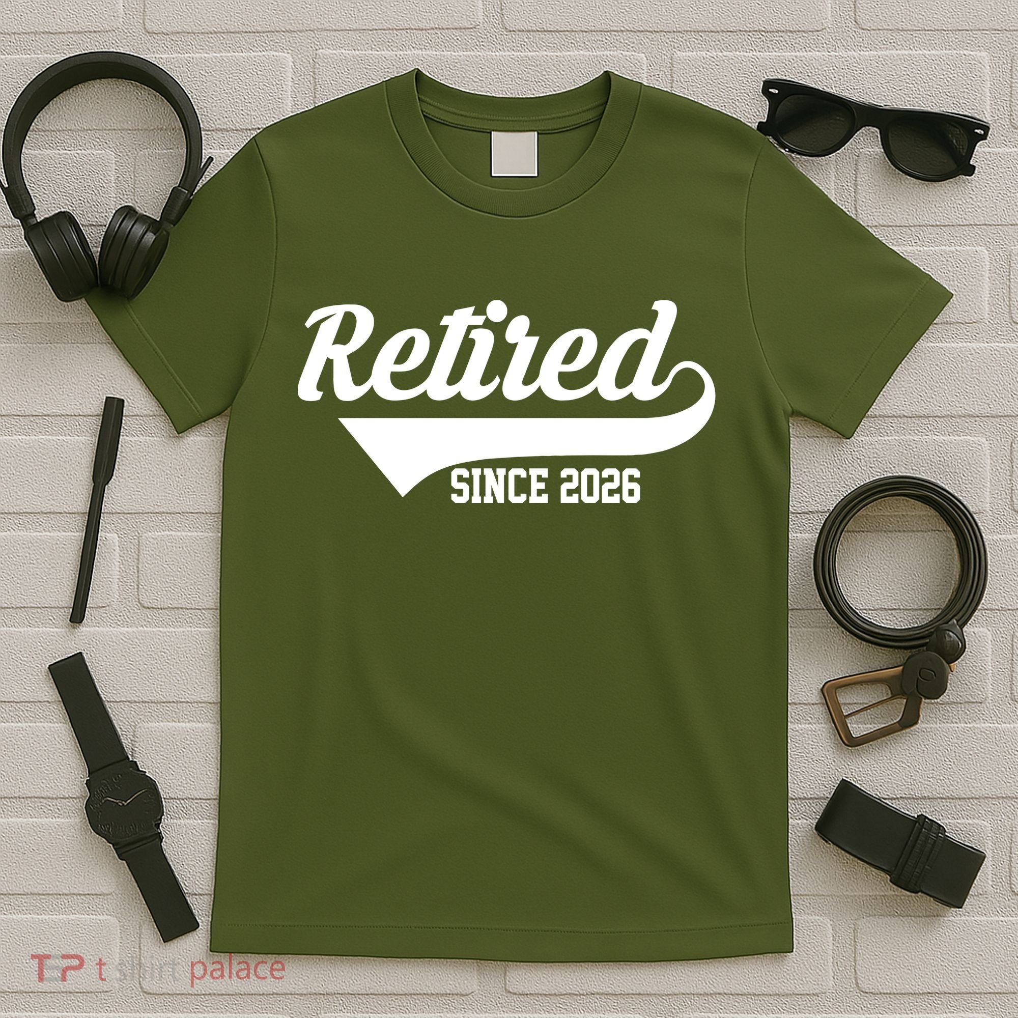 Retro Sporty Retired Since 2026  T-Shirt