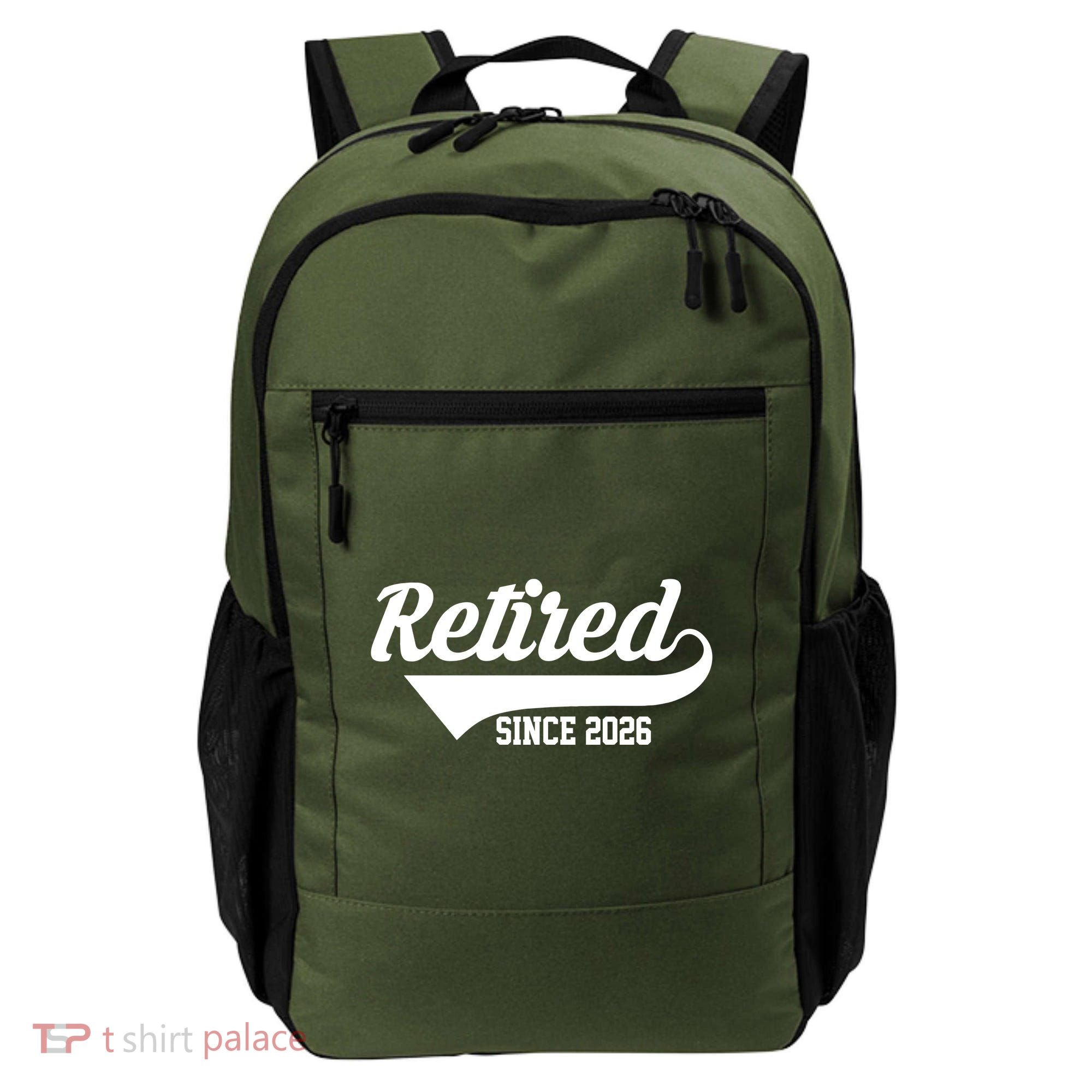 Retro Sporty Retired Since 2026  Backpack