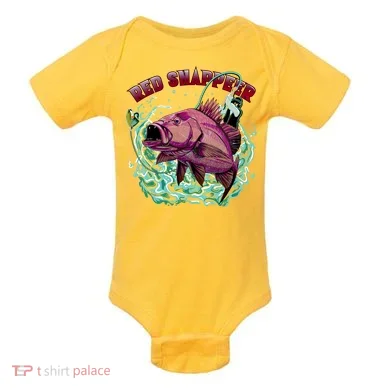 Red Snapper Baby Bodysuit