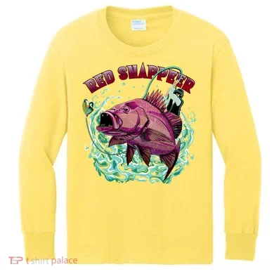 Red Snapper Kids Long Sleeve Shirt