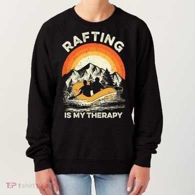 Retro Sunset River I Rafting Gift Women's Sweatshirt