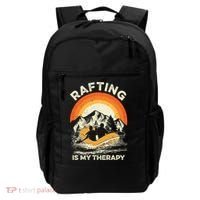 Retro Sunset River I Rafting Gift Backpack thumb 0