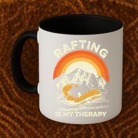 Retro Sunset River I Rafting Gift Coffee Mug thumb 2