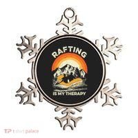 Retro Sunset River I Rafting Gift Ornament thumb 0