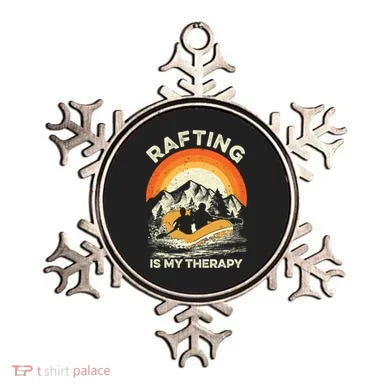 Retro Sunset River I Rafting Gift Ornament