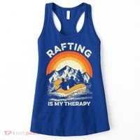 Retro Sunset River I Rafting Gift Women's Tank Top thumb 0