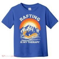 Retro Sunset River I Rafting Gift Toddler T-Shirt thumb 0