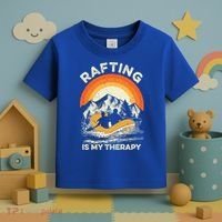 Retro Sunset River I Rafting Gift Toddler T-Shirt thumb 3
