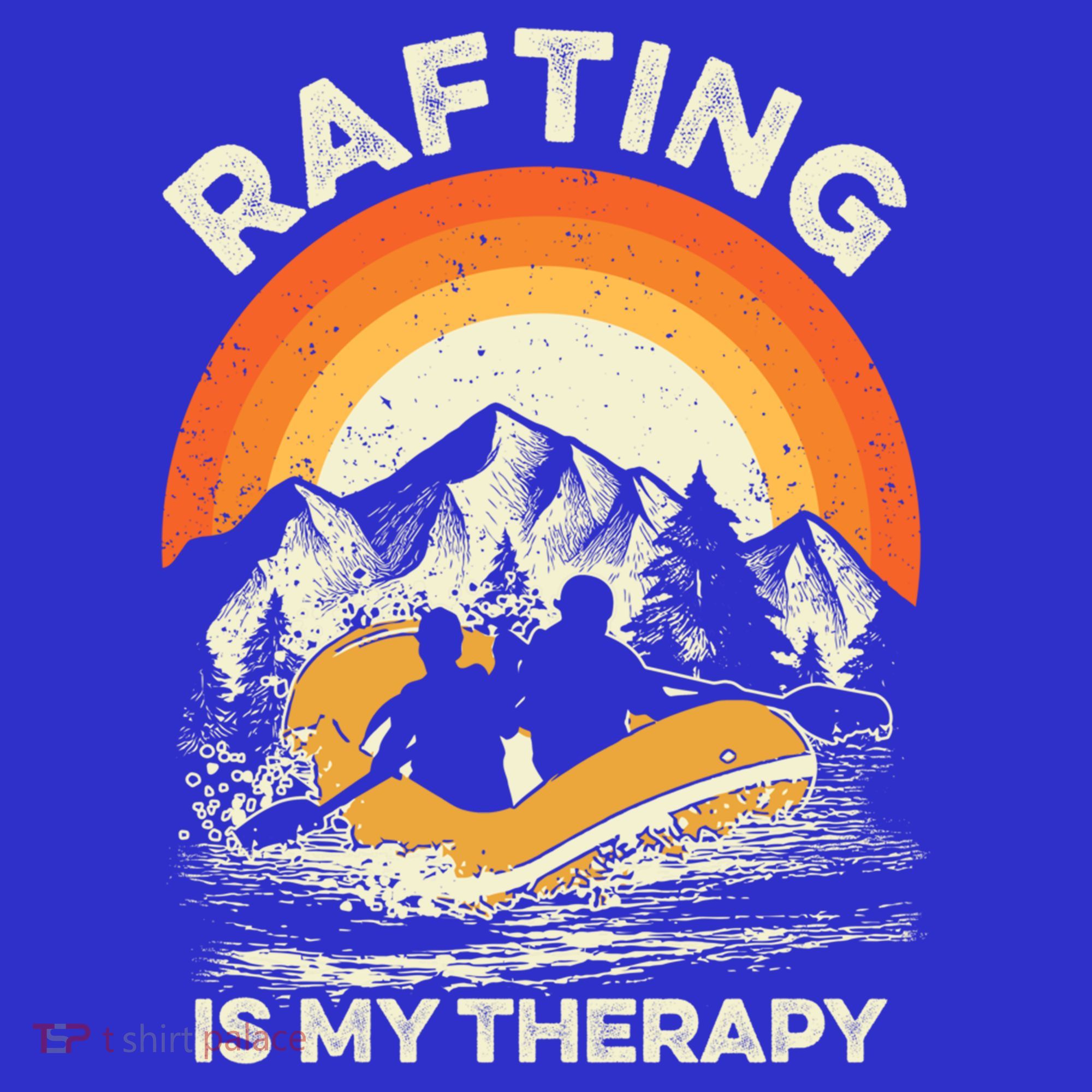 Retro Sunset River I Rafting Gift Visor