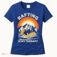 Retro Sunset River I Rafting Gift Women's T-Shirt thumb 0