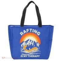 Retro Sunset River I Rafting Gift Tote Bag thumb 0