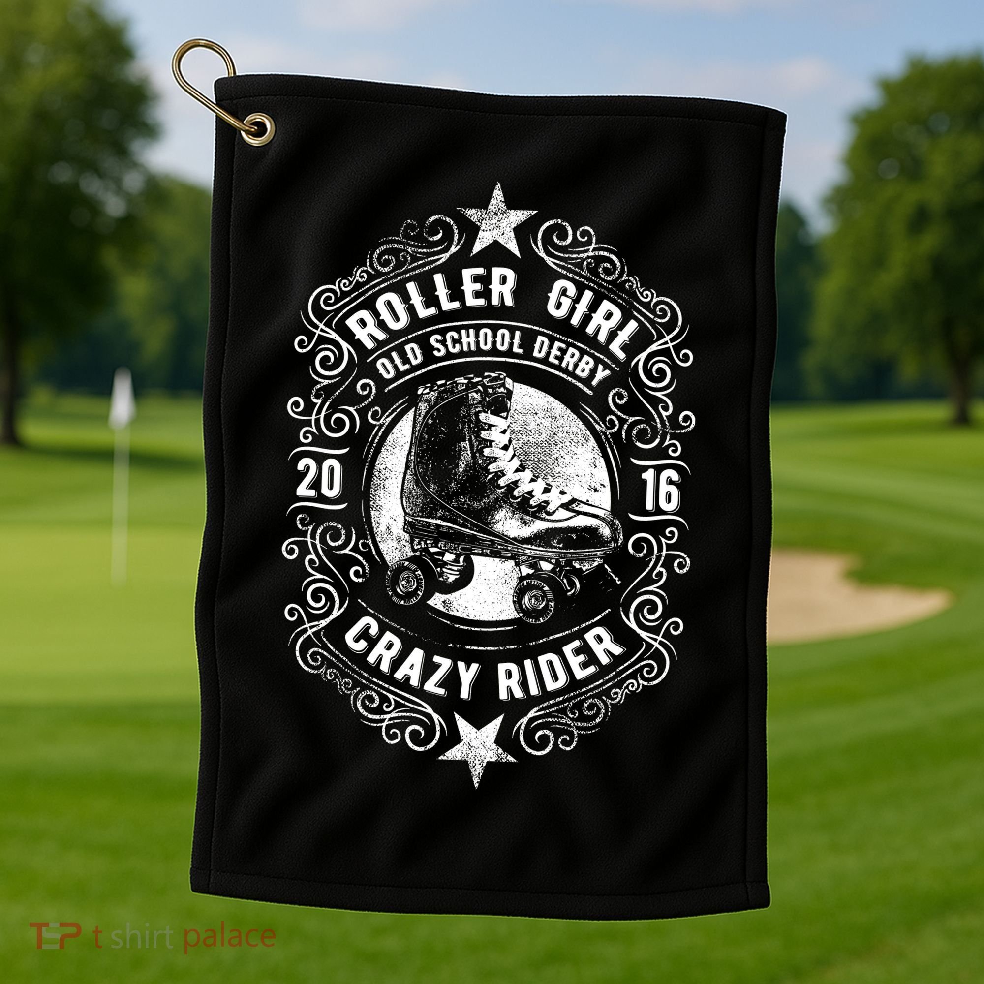 Roller Skate Golf Towel