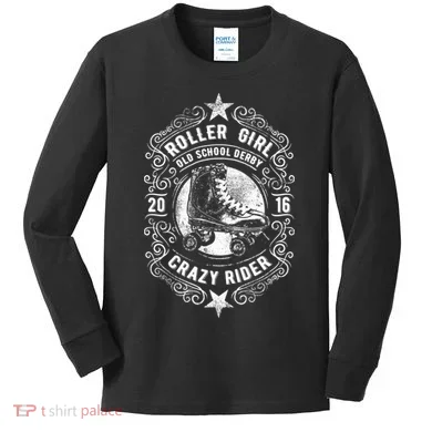 Roller Skate Kids Long Sleeve Shirt
