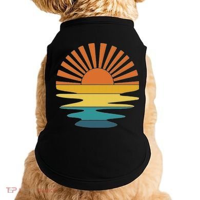 Retro Sunset Doggie Tank
