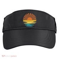 Retro Sunset Adult Drive Performance Visor thumb 0