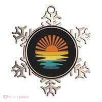 Retro Sunset Ornament thumb 0