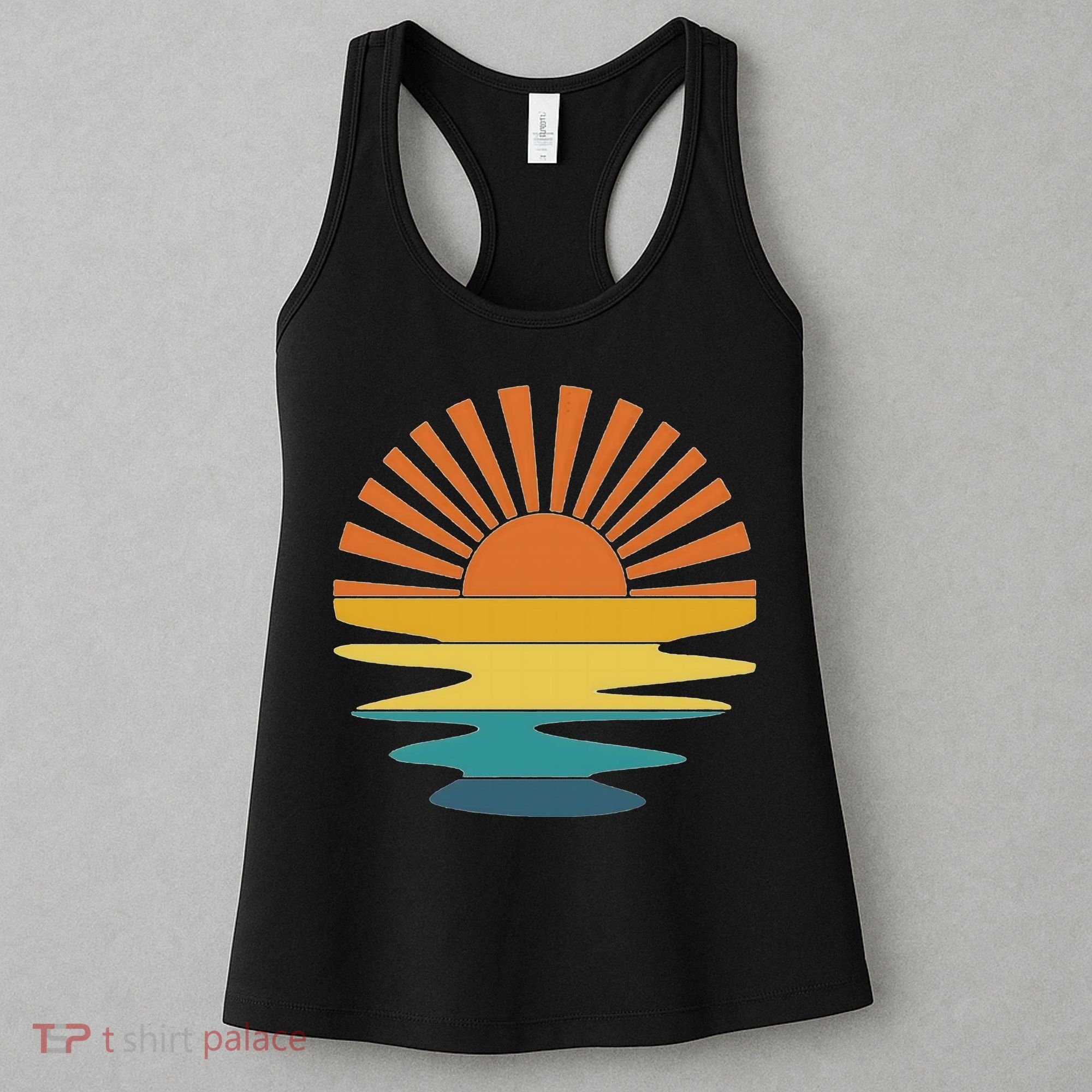 Retro Sunset Women's Tank Top