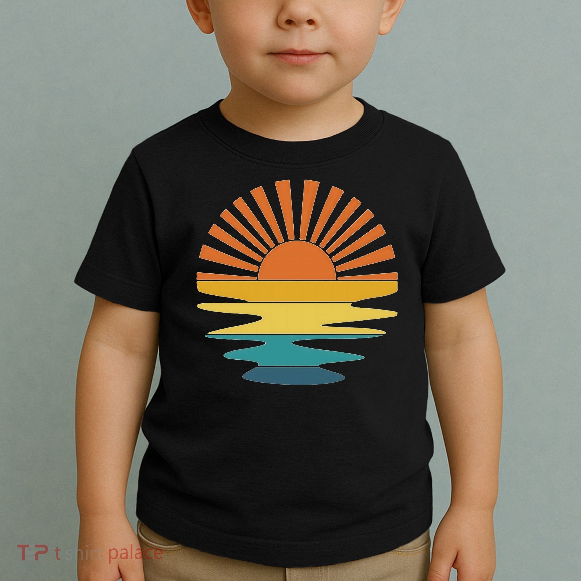 Retro Sunset Toddler T-Shirt