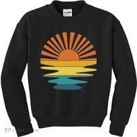 Retro Sunset Kids Sweatshirt thumb 0