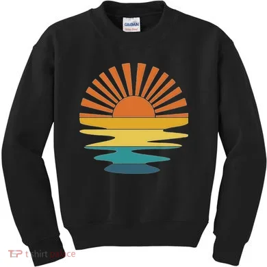 Retro Sunset Kids Sweatshirt