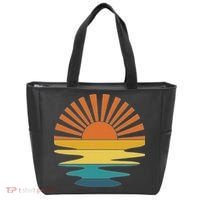 Retro Sunset Tote Bag thumb 0