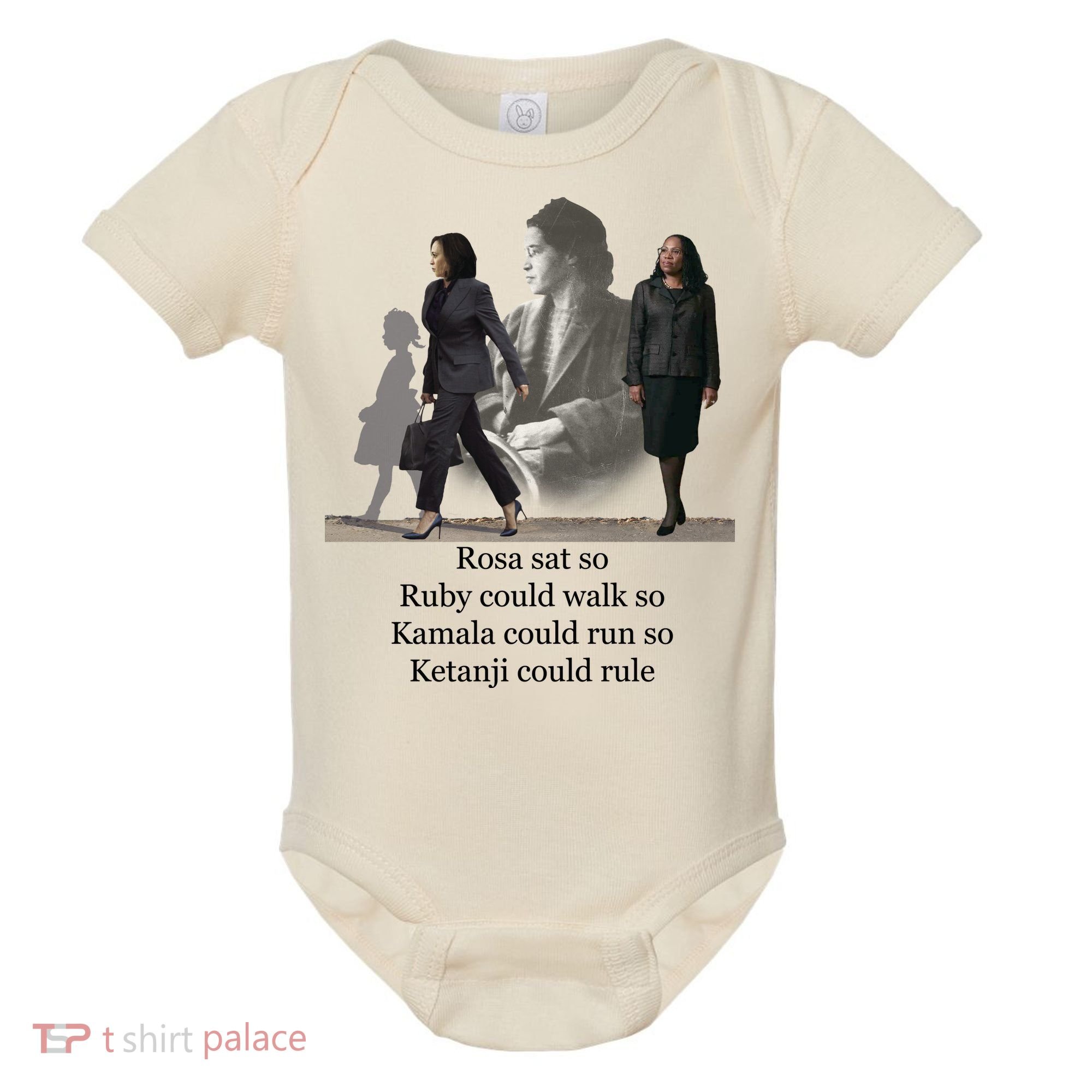 Rosa Sat Ruby Walk Kamala Run Ketanji Rule Baby Bodysuit