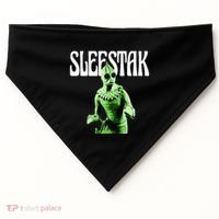 Retro Sleestak Reptilian Alien Graphic USA-Made Doggie Bandana thumb 0