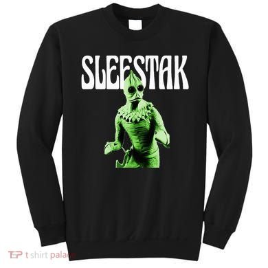 Retro Sleestak Reptilian Alien Graphic Sweatshirt